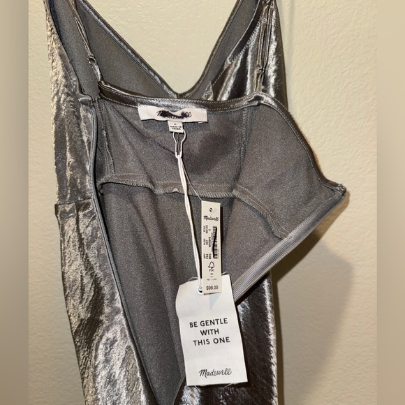 New! Madewell Layton Midi Slip Dress sz6 - Picture 7 of 9